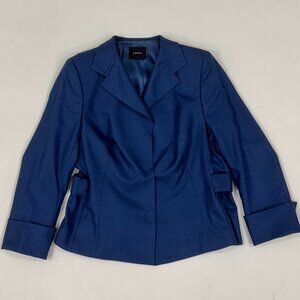 Akris Structured Blue Wool Blazer